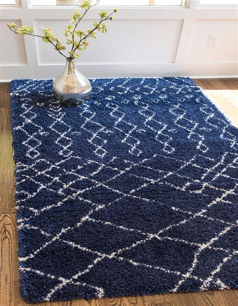 Navy Blue 5' x 8' Marrakesh Shag Rug | Area Rugs | Rugs.ca Dark Blue ...