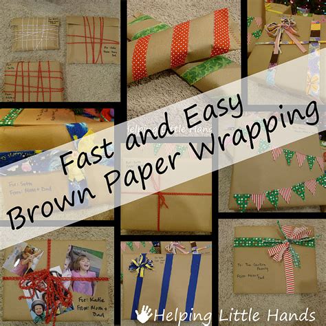 Pieces by Polly: More Brown Paper Wrapping Ideas