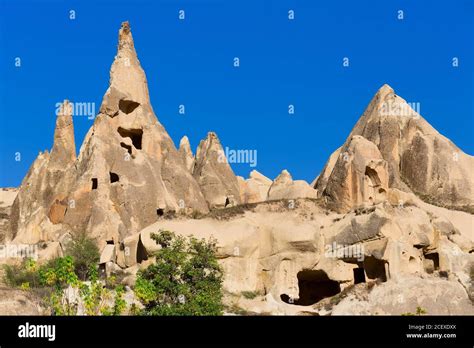 Cappadocia, fairy chimneys in Goreme national park, Turkey Stock Photo - Alamy