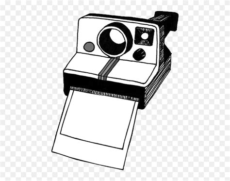Polaroid Camera Clip Art Black And White - Png Download (#5193011 ...