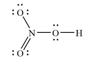 Draw the Lewis structure for HNO_3 with all resonance structures and formal charges. | Homework ...