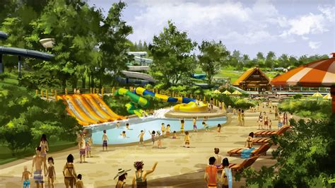 Mont Cascades waterpark, water slides, aquatic playground in Outaouais