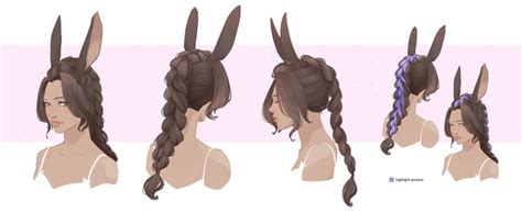 My entries for the 2023 Hairstyle Contest, didn't win, but i loved working on those 🌠 : r/ffxiv