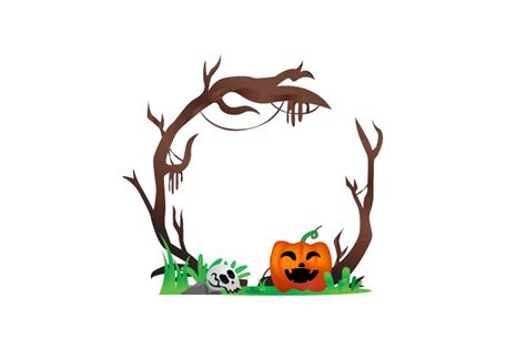 Halloween frame art illustration vector design