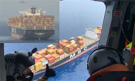 MSC container ship disabled by explosion and fire, 3 crew injured, Med | MSC RACHELE - FleetMon ...