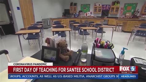 First Day of Teaching For Santee School District - YouTube