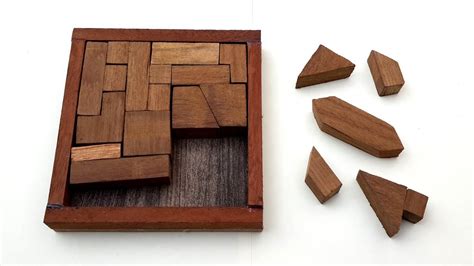 How to Make a Wooden Puzzle with Difficult Design - DIY