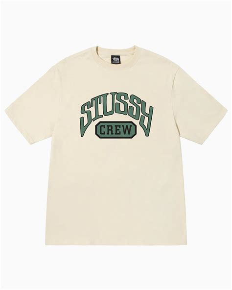 Stussy Crew Tee Stüssy Tops T-Shirts Brown