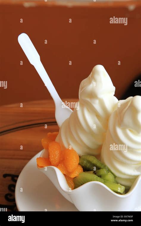 Soft Ice Cream Stock Photo - Alamy