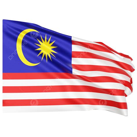 Malaysia Flag Waving, Malaysia Flag With Pole, Malaysia Flag Waving Transparent, Malaysia Flag ...