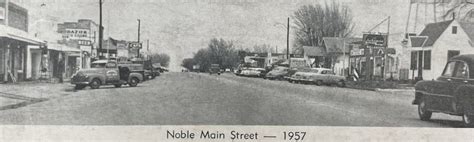 Noble Main Street 1957 | City Of Noble, Oklahoma