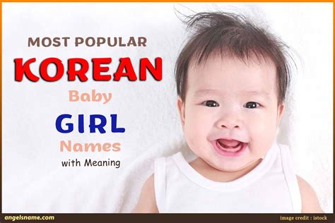 Most Popular Korean Baby Girl Names With Meaning | Angelsname.com