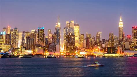 NY City Skyline. Buildings of New York. New York Buildings. Skyline of NYC Stock Footage - Video ...