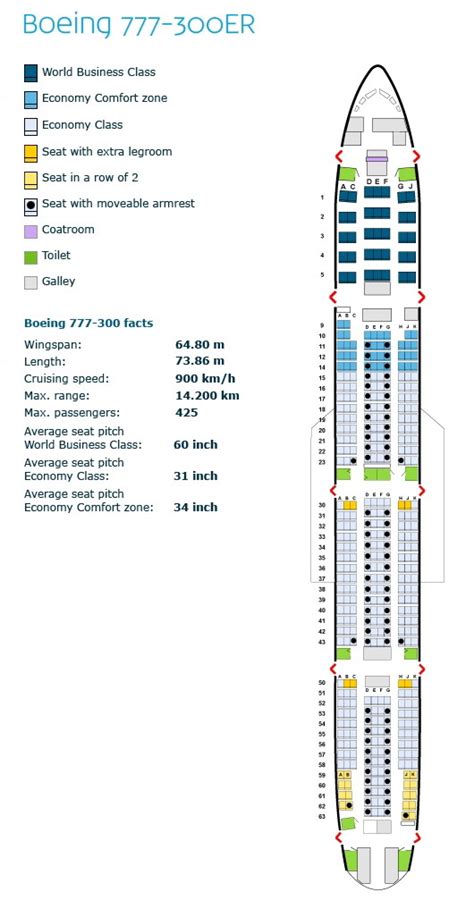 KLM Royal Dutch Airlines Aircraft Seating Charts - Airline Seating Maps ...