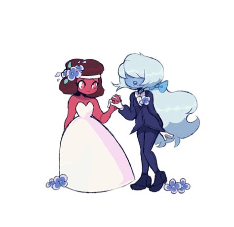 ruby and sapphire wedding | Steven universe gem, Sapphire steven ...