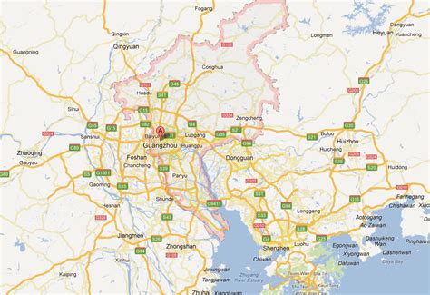 Guangzhou Map - China