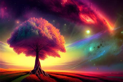 Galaxy tree Digital Art by Edyta S - Fine Art America