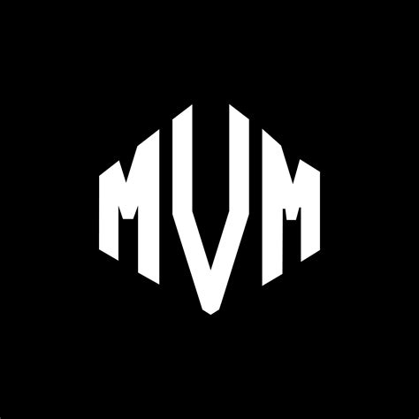 MVM letter logo design with polygon shape. MVM polygon and cube shape logo design. MVM hexagon ...