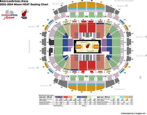 Miami Heat Seating Chart With Seat Numbers