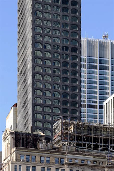 130 William Street's Dark Exterior Nears Completion in the Financial District - New York YIMBY