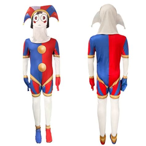 Buy The Amazing Digital Circus Cosplay Pomni Costume Cute Cartoon Anime ...