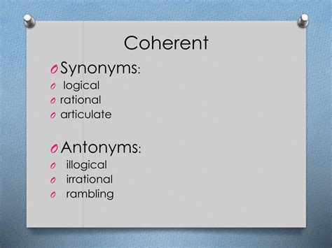 PPT - Coherent & Cohesion PowerPoint Presentation, free download - ID ...