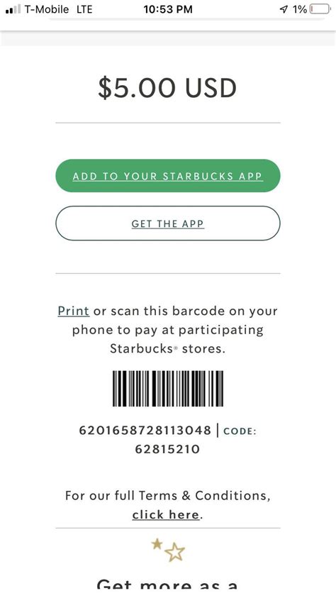 Free $5 Starbucks gift card enjoy : r/giftcards