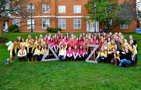 Delta Zeta sorority is one of nine CPC sororities at Longwood. Their ...