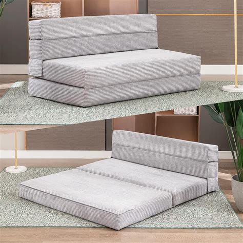 SJOPLKM Folding Sofa Mattress Tri Fold Sofa Chair Bed 6.3\u201D ...