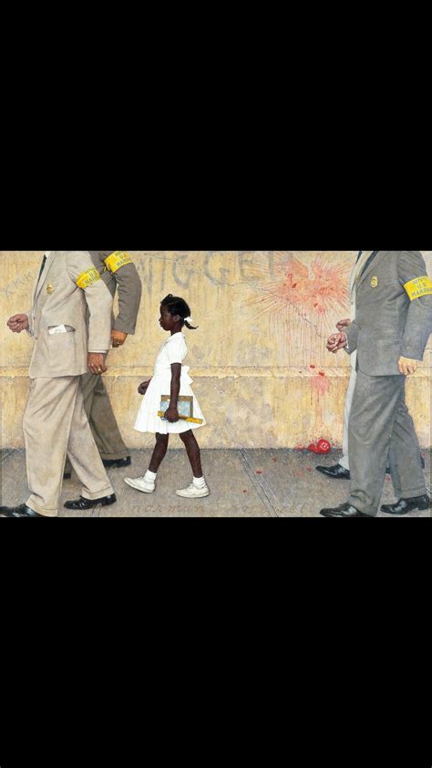 Ruby Bridges. Norman Rockwell. | Norman rockwell, Us history, Rockwell