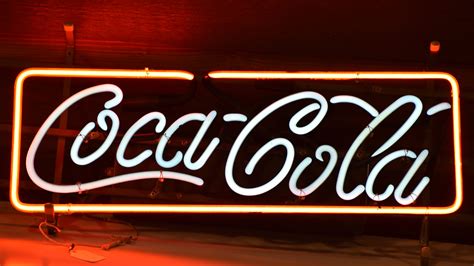 Coca Cola Neon Sign 27x10 | J37 | Indy Road Art 2017