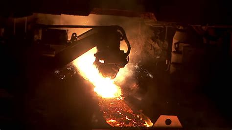 Blast Furnace. Smelting Iron. Technology. Stock Footage Video 2238064 - Shutterstock