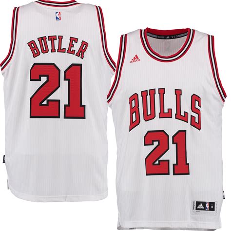 adidas Jimmy Butler Chicago Bulls White Swingman climacool Jersey