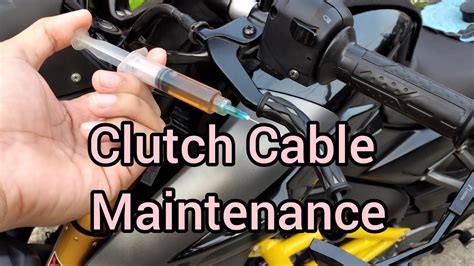 Clutch Cable Lubrication | Applicable on any Motorcycles - YouTube