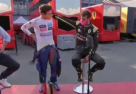 VIDEO: Lando Norris & Daniel Ricciardo Banter Moment After Italian ...