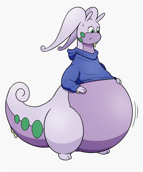 Round Goodra - Pokemon Goodra Weight Gain, HD Png Download - kindpng