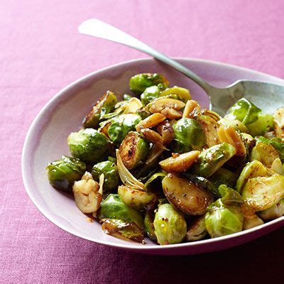 Mustard Glazed Brussels Sprouts with Chestnuts Recipe