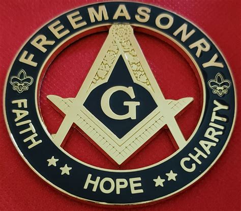 Other Freemason Collectibles Collectibles FREEMASONRY Faith Hope ...