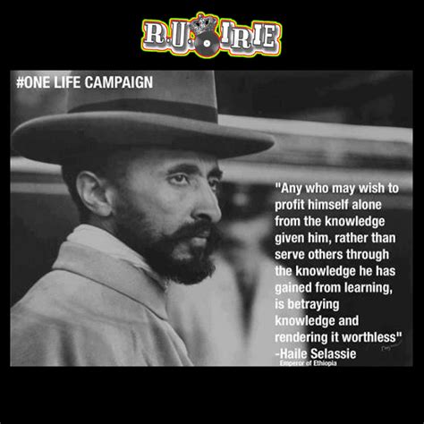 H.I.M. Emperor Haile Selassie I ---QUOTE--- | Haile selassie quotes ...