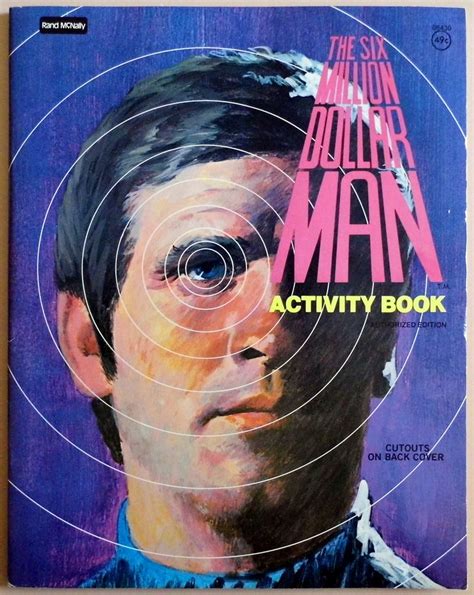 The Six Million Dollar Man Activity Book By Rand McNally, Cost - 49 ...