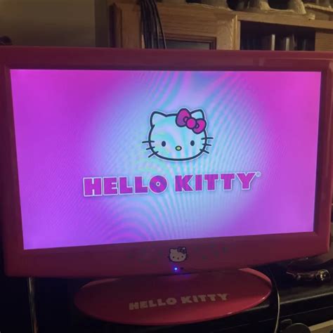 SANRIO HELLO KITTY TV Monitor Hot Pink No Remote. Great Condition Flat screen $175.00 - PicClick