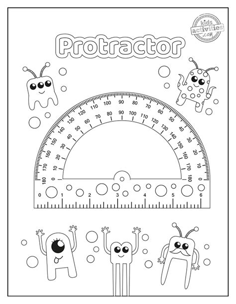 Printable Protractor Template Pdf