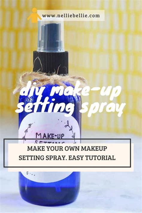 DIY Makeup Setting Spray--3 Ingredients