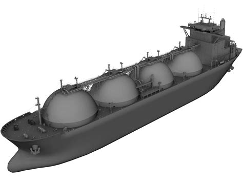 LNG Ship 3D Model - 3DCADBrowser