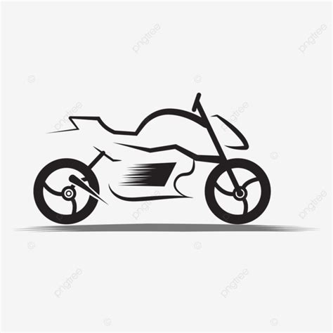 Motorbike Line Art Logo Design Vector, Bike Drawing, Sign Drawing ...