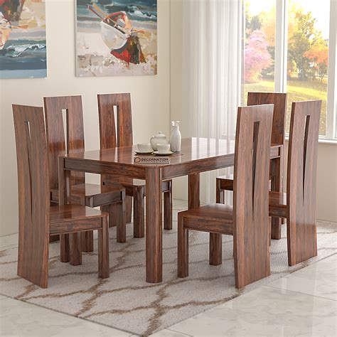 Charleroi Wooden Seater Dining Table Set | ubicaciondepersonas.cdmx.gob.mx