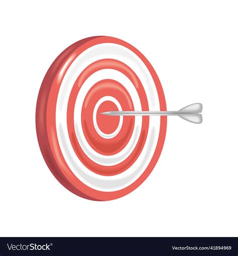 Target and dart Royalty Free Vector Image - VectorStock