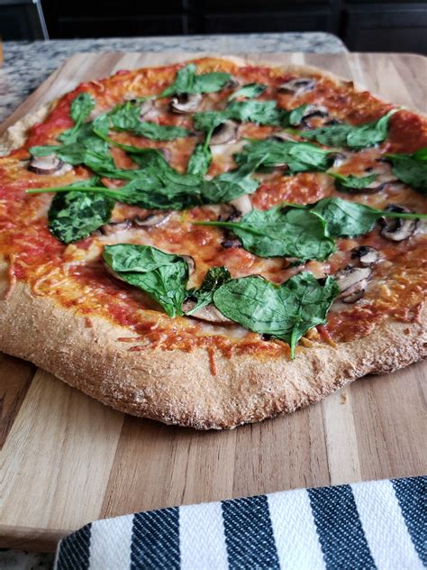 Whole Wheat Pizza Crust - Noshing to Talk About