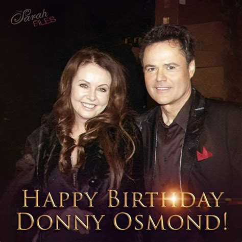 Happy Birthday Donny Osmond by thesarahfiles on DeviantArt