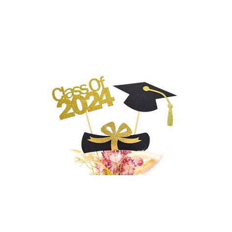 Graduation Decorations 2024, Graduation Centerpiece Sticks, Class of 2024, Graduation Party ...